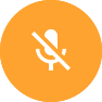 Push to talk mic deactivated icon