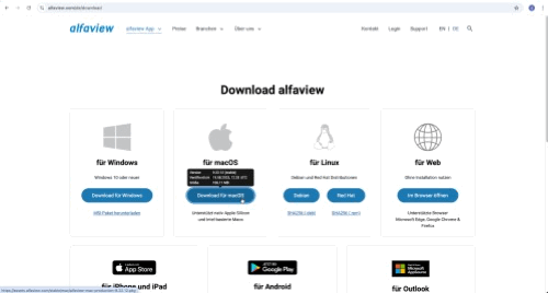 Download and install on a Mac using the Chrome web browser.