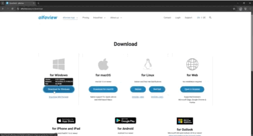 Download and install on a Windows PC via the Chrome web browser.